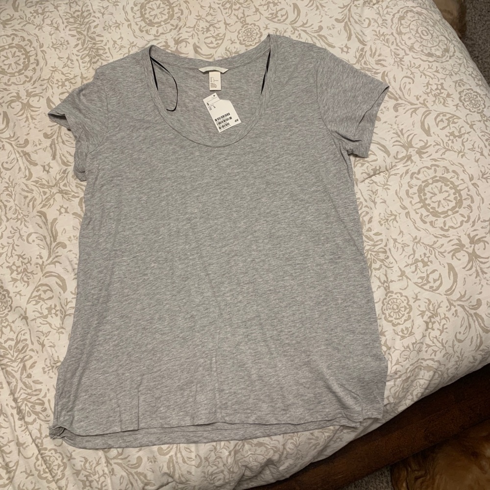 H&M Heather Gray Tee NWT